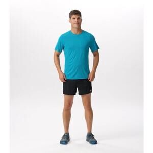 NWT REI Men’s Swiftland Short Sleeve Run Tee Size XXL Tall Aero Blue Turquoise